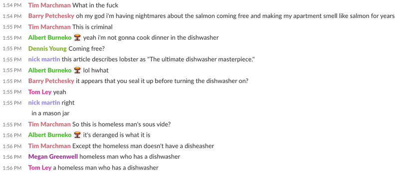 Illustration for article titled Don't Cook Chicken In A Fucking Dishwasher